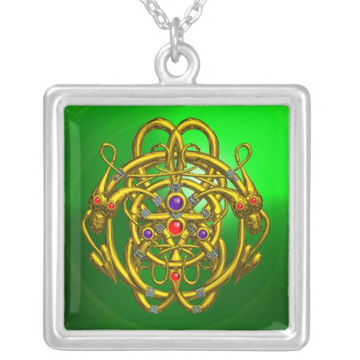 Esmeralda verde de los DRAGONES GEMELOS Joyería