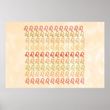 esmero del símbolo del ZODIACO de LEO de 108 veces Poster