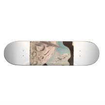 Espacie al chica, chica del arma de rayo, Sci Fi,  Monopatín Personalizado