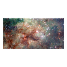 Espacio de Hubble de la nebulosa del Tarantula Tarjeta Fotografica Personalizada