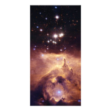 Espacio de Pismis 24 del cúmulo de estrellas Tarjeta Con Foto Personalizada