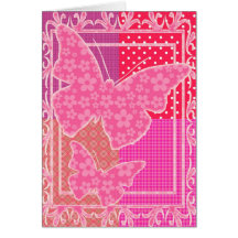 Espacio en blanco rosado del ~ de la tarjeta de la