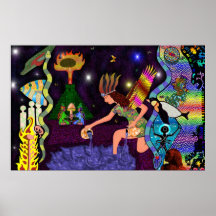 Espacio entre las estrellas poster