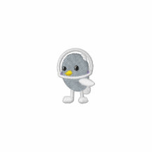 Espacio Tweep pequeño Birdonaut Camiseta Polo Bordada