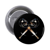 ESPADAS Y CRÁNEOS DEL CROMO PIN
