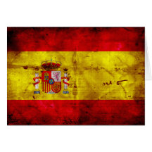 España; bandera de España Felicitación