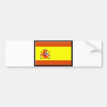 España/bandera de España Pegatina De Parachoque
