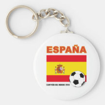 España Campeón del Mundo Llaveros Personalizados