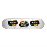 España con sabor a fruta linda patineta personalizada