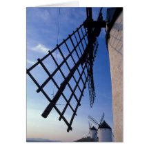 España, Consuegra, molinoes de viento de Mancha de Tarjetón