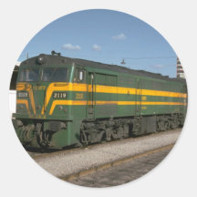 España, diesel del camino de RENFE Etiquetas Redondas