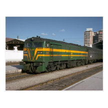 España, diesel del camino de RENFE Tarjetas Postales
