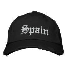 España Gorra De Béisbol Bordada