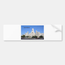 España, Madrid ayuntamiento Plaza de Cibeles (St.K Pegatina De Parachoque