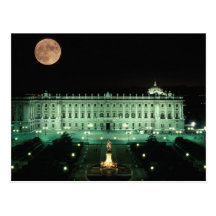 España, Madrid, Royal Palace y plaza de Postal