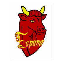 Español Bull de Espana Toro para los amantes de Es Tarjeta Postal
