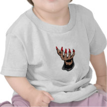 Espantoso-Mano (blanca) Camisetas