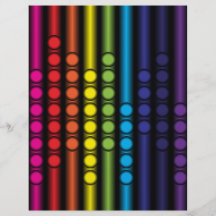 Espectro punteado flyer personalizado
