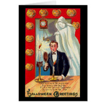 Espejo del fantasma tarjeton