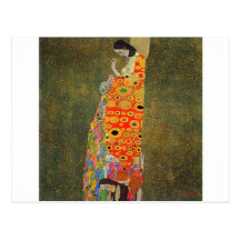 Esperanza abandonada Klimt de Gustavo Tarjetas Postales