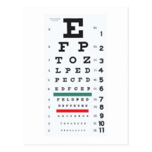Esperanza de verle pronto: Carta de ojo Tarjeta Postal