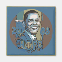 Esperanza del retrato 2008 de Obama Iman