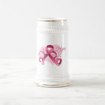 Esperanza floral de la cinta - cáncer de pecho tazas