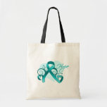 Esperanza floral de la cinta - escleroderma bolsas de mano
