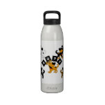 Esperanza (rodeada por los perritos) botella de agua reutilizable