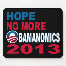 Espere no más de Obamanomics 2013 Tapete De Ratón