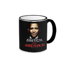 Espía de Obama Tazas De Café
