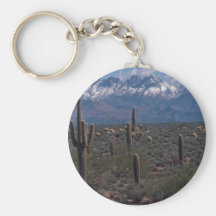 Espinas que miran la nieve llavero personalizado
