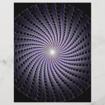 Espiral abstracto oscuro: tarjeta publicitaria