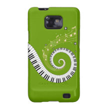 espiral clásico de piano samsung galaxy s2 carcasa