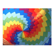 Espiral de colores tarjeta postal