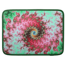 Espiral doble -. diseño del fractal funda para macbook pro