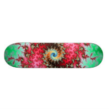 Espiral doble - diseño del fractal monopatin personalizado