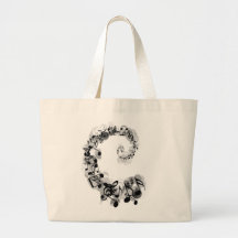 Espiral musical bolsas de mano