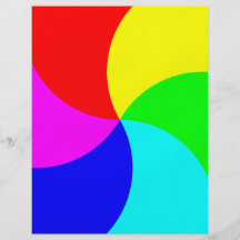 Espiral primario del arco iris tarjeton