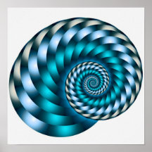 Espiral tímido posters