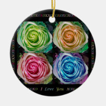 Espirales color de rosa coloridos con amor ornamentos para reyes magos