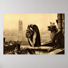 Espíritu necrófago Notre Dame, vintage 1912 de Par Impresiones