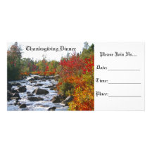 Esplendor/acción de gracias del otoño tarjetas personales