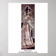 Esposa del artista de Mikhail Aleksandrovich Vrube Poster