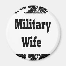 esposa militar iman de nevera
