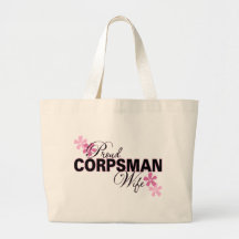 Esposa orgullosa del farmaceuta bolsa de mano