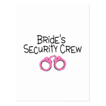 Esposas del rosa del equipo de la seguridad de las tarjetas postales
