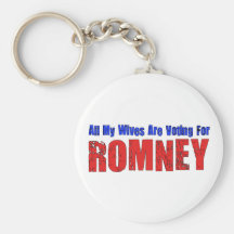 Esposas para Romney Llaveros