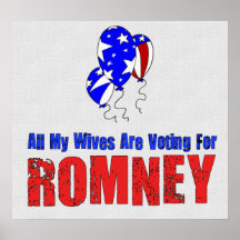 Esposas para Romney Poster