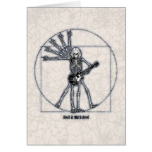 Esqueleto de Vitruvian Felicitaciones